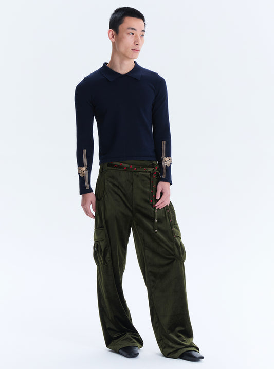 Miqyas Sleeve Geometry Knit