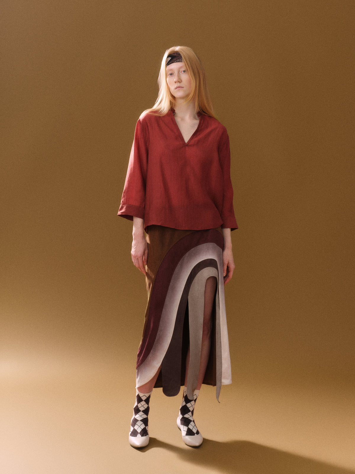 Amanjena Arch-Shaped Skirt