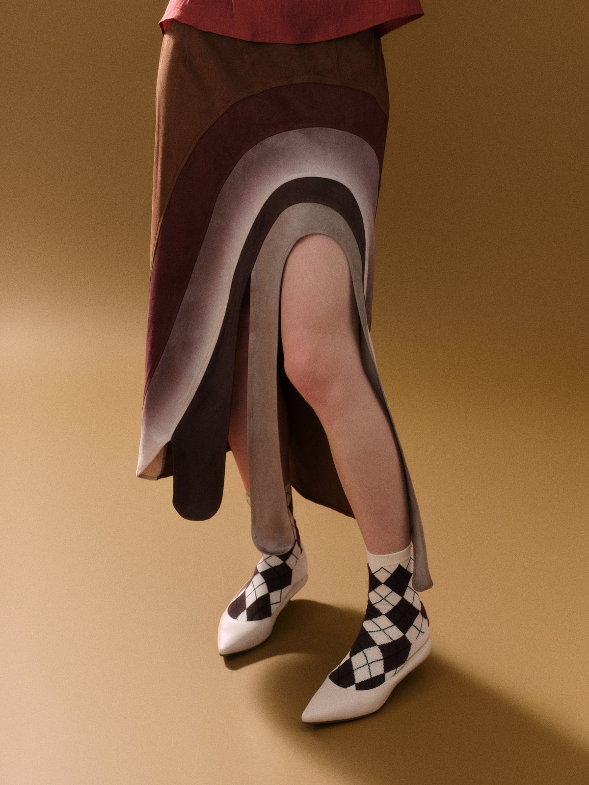 Amanjena Arch-Shaped Skirt