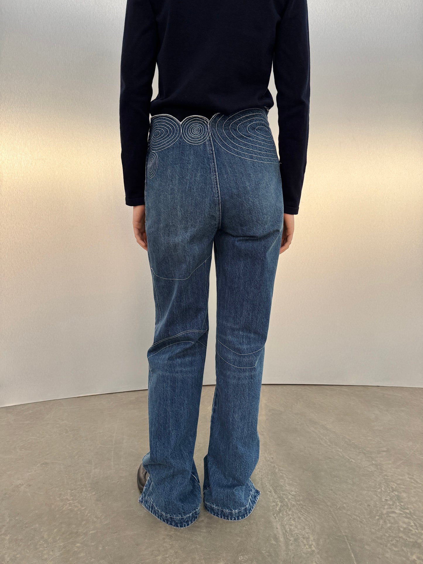 Amanjena Waist Geometry Denim