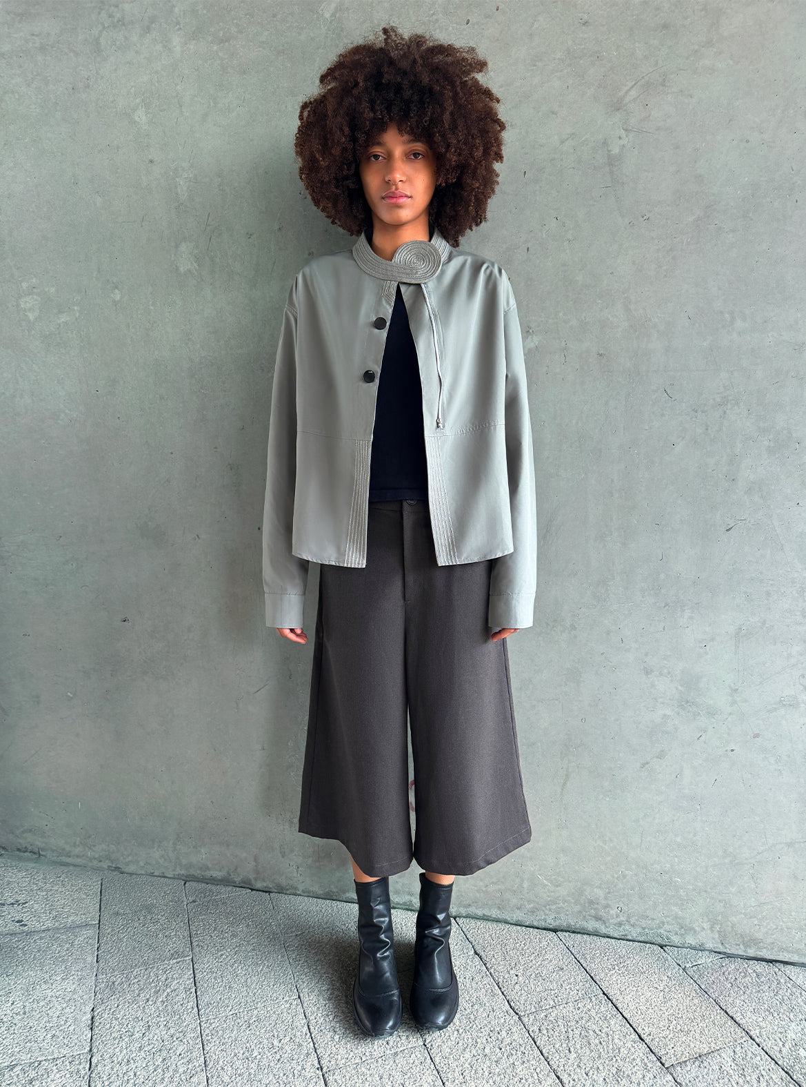 Sheer Mid-Length Trouser