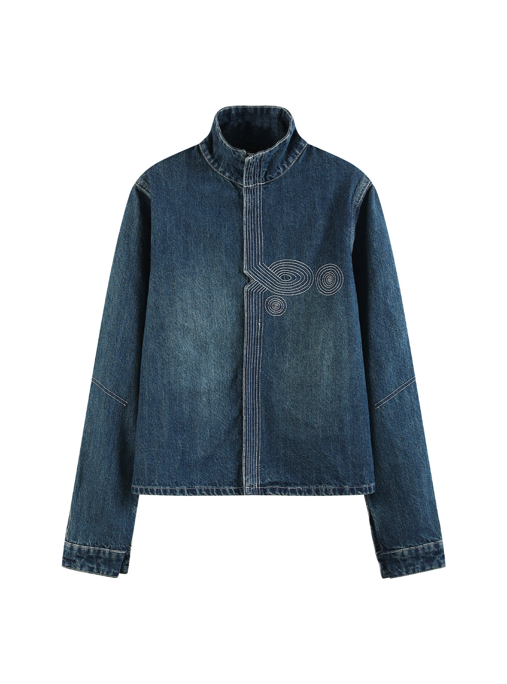 Agdal Geometry Denim – Read Moh in Red
