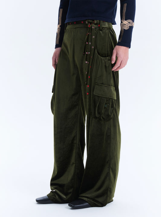 Rasm Green Wide Trousers