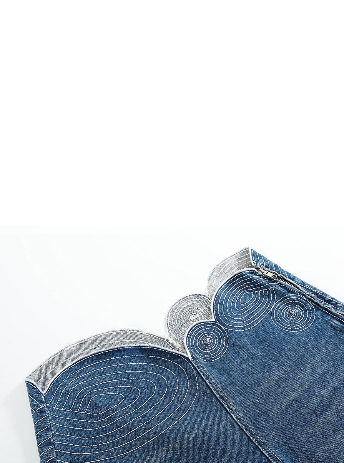 Amanjena Waist Geometry Denim